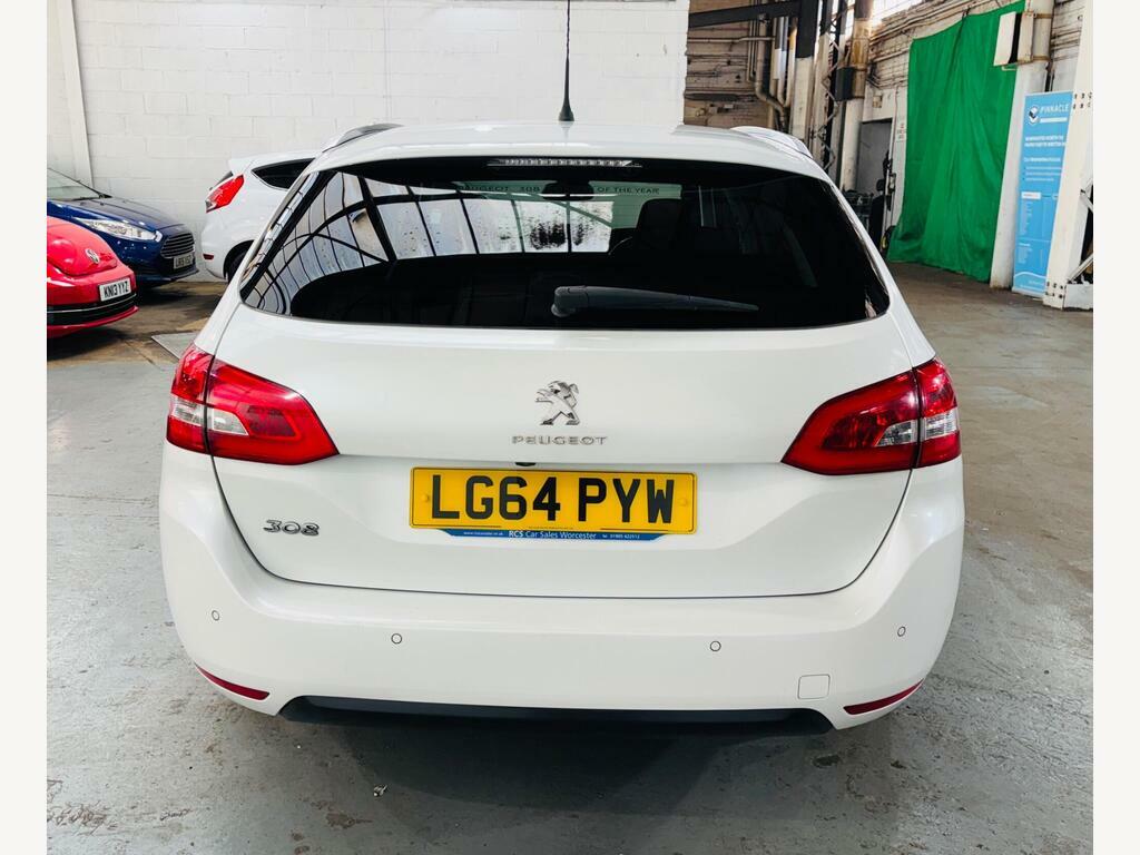Peugeot 308 SW 1.6 E-hdi Allure Euro 5 S S LG64PYW White #5