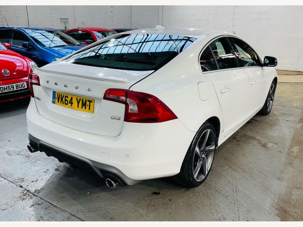 Volvo S60 2.0 D3 R-design Nav Geartronic Euro 5 S S White #4