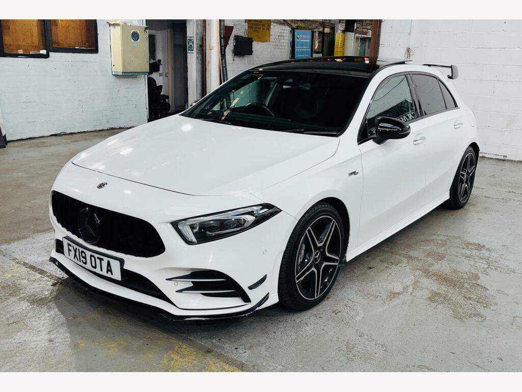Mercedes-Benz A Class 2.0 A35 Amg Premium Plus Spds Dct 4Matic Euro 6 FX19OTA White #3