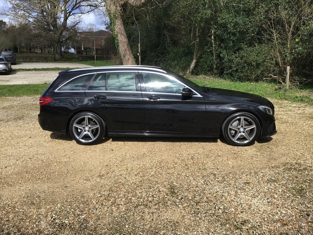 Mercedes-Benz C Class 2.1 C250d Amg Line Estate 7G-tronic Eu LL66ODR Black #3