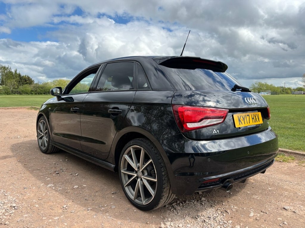 Audi A1 Hatchback KY17HXV Black #5