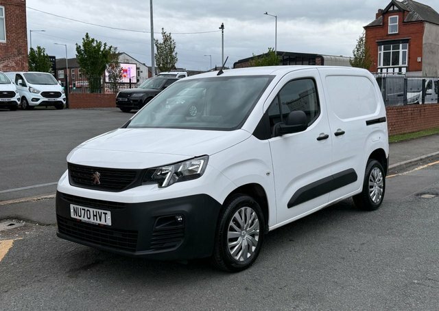 Peugeot Partner 1.5 Blue Hdi 1000 Professional L1 Swb 100 Bhp NU70HVT White #2