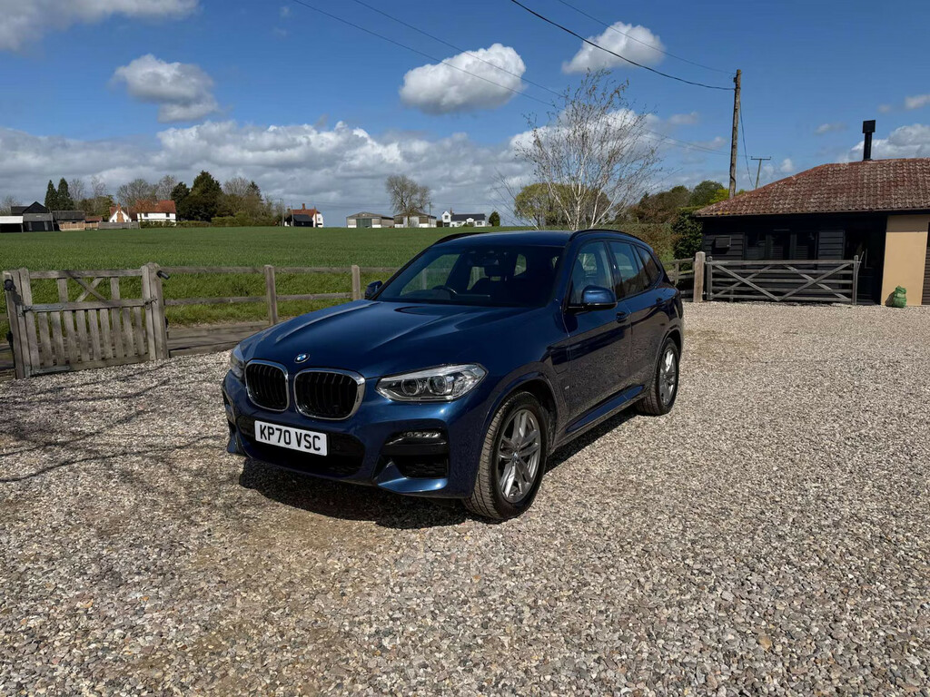BMW X3 2.0 X3 Xdrive 30E M Sport 4Wd Suv Hybrid KP70VSC Blue #2