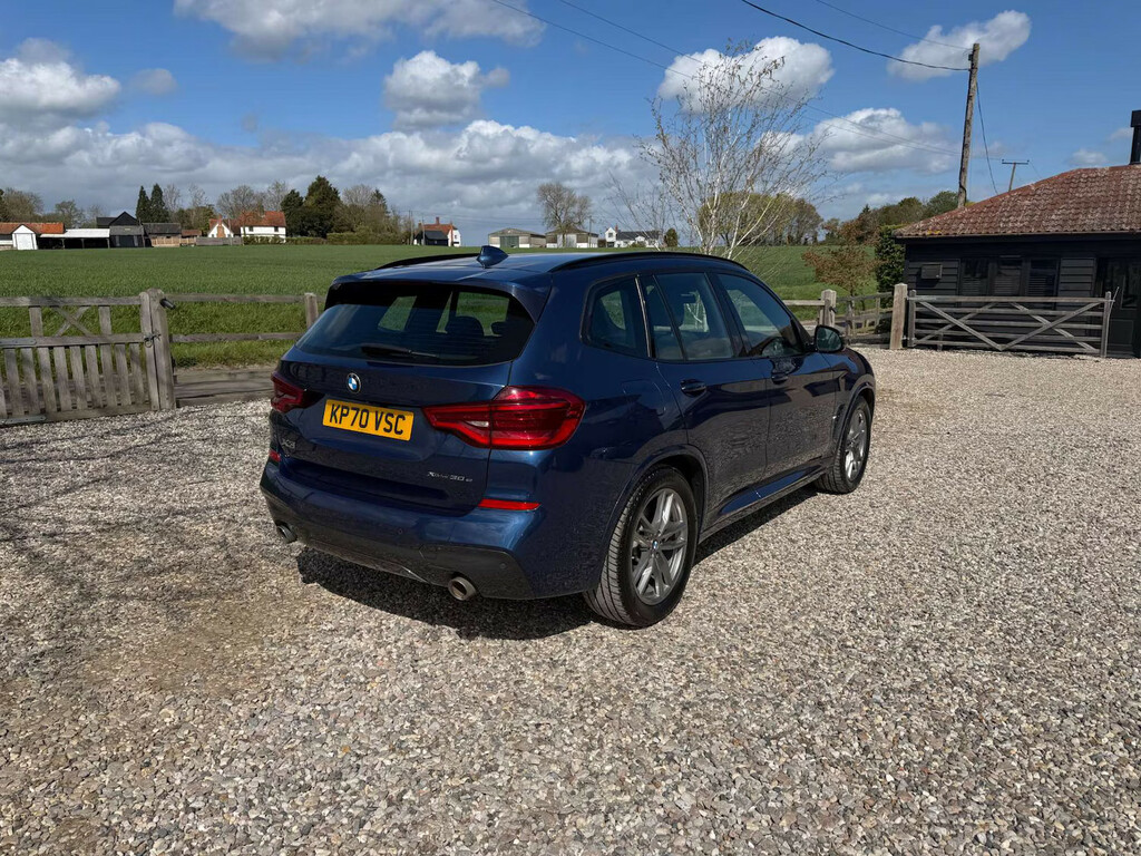 BMW X3 2.0 X3 Xdrive 30E M Sport 4Wd Suv Hybrid KP70VSC Blue #4
