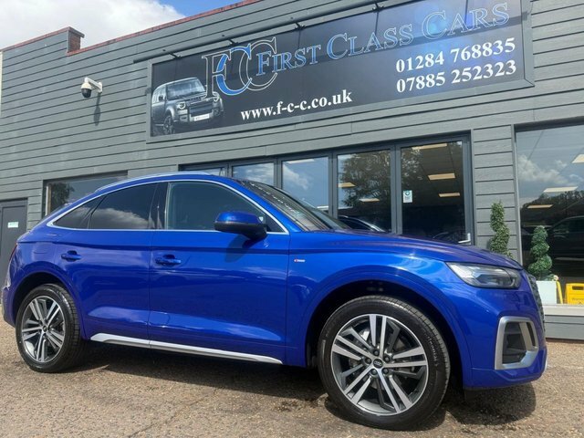 Audi Q5 2.0 Tdi 40 S Line Sportback S Tronic Qu Blue