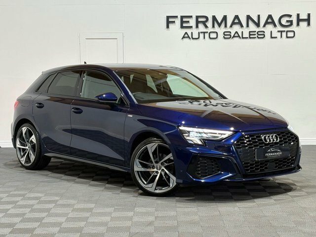 Audi A3 1.5 Tfsi 35 S Line Sportback S Tronic E Blue