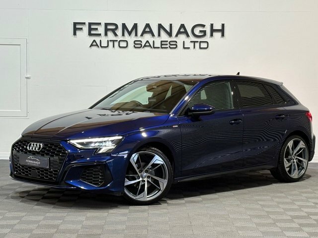 Audi A3 1.5 Tfsi 35 S Line Sportback S Tronic E GD73TCZ Blue #4