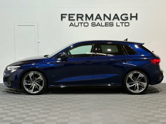Audi A3 1.5 Tfsi 35 S Line Sportback S Tronic E GD73TCZ Blue #5