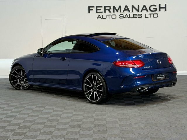 Mercedes-Benz C Class 2.1 C250d Amg Line Premium Plus Coupe KS66NXY Blue #3