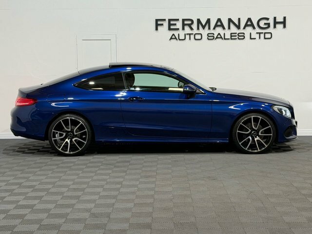 Mercedes-Benz C Class 2.1 C250d Amg Line Premium Plus Coupe KS66NXY Blue #2