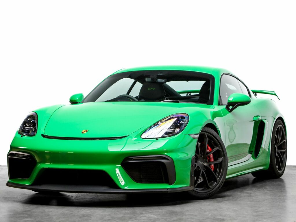 Porsche 718 Cayman Gt4 Semi-auto Green #6