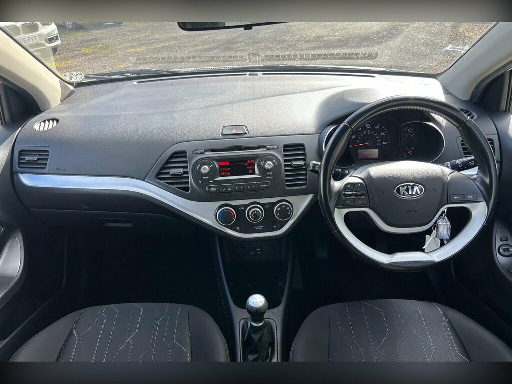 Kia Picanto 1.25 Ecodynamics 2 Euro 6 Ss MA16UCU White #3