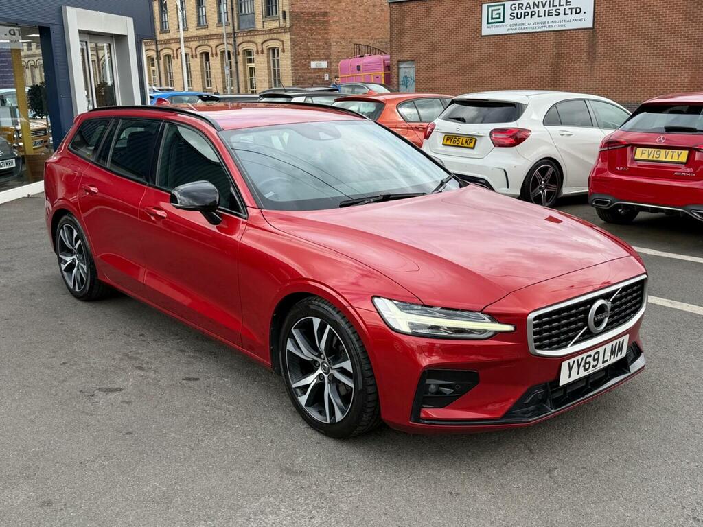 Volvo V60 Estate 2.0 D4 R-design Euro 6 Ss 2019 YY69LMM Red #4