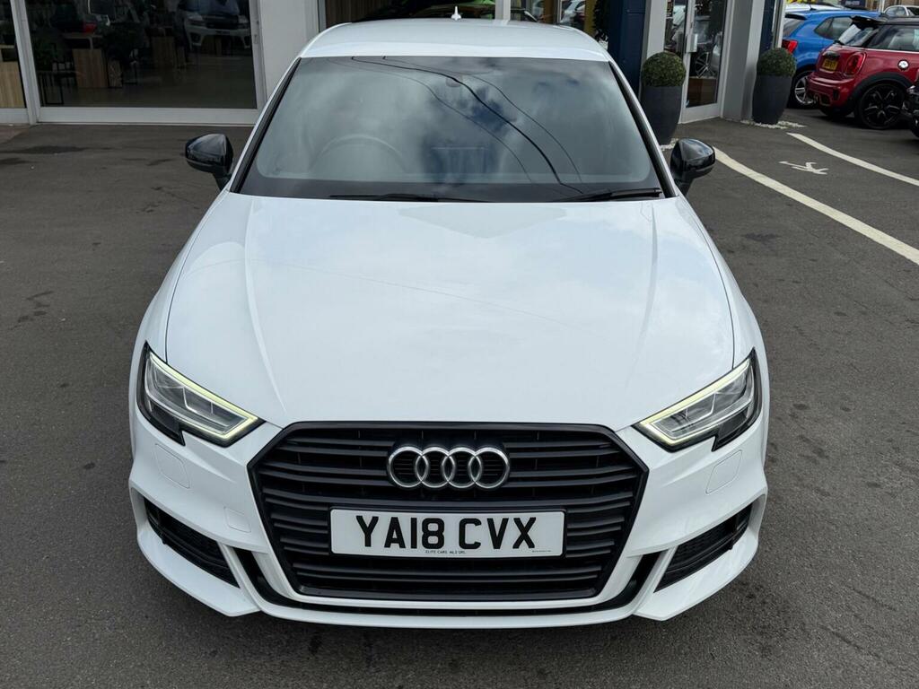 Audi A3 Hatchback 2.0 Tdi Black Edition Sportback Euro 6 YA18CVX White #6