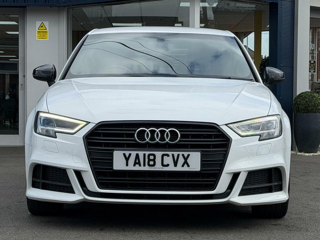 Audi A3 Hatchback 2.0 Tdi Black Edition Sportback Euro 6 YA18CVX White #5
