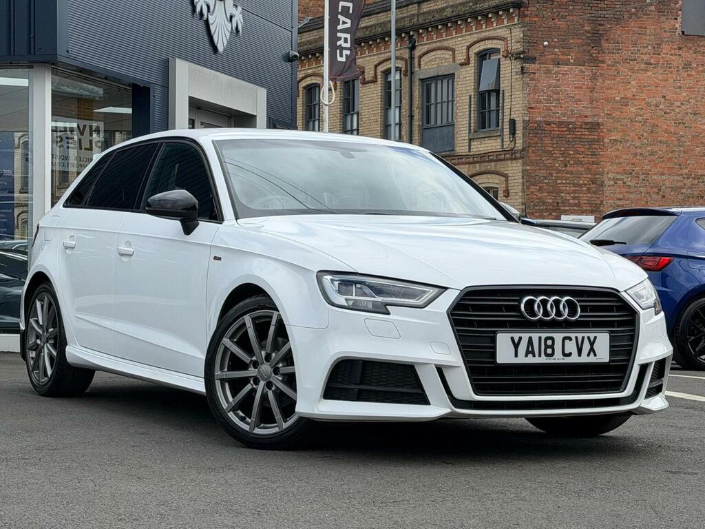 Audi A3 Hatchback 2.0 Tdi Black Edition Sportback Euro 6 White