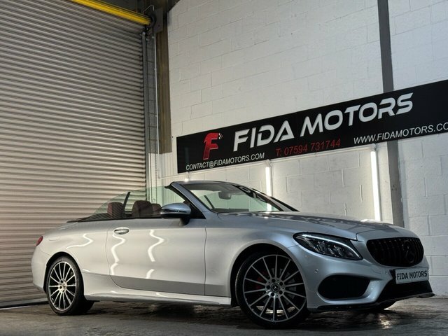 Mercedes-Benz C Class 2018 2.0 C200 Amg Line Premium Plus Cabriolet Silver