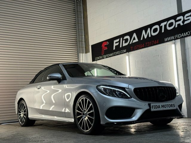Mercedes-Benz C Class 2018 2.0 C200 Amg Line Premium Plus Cabriolet EO68XJM Silver #6