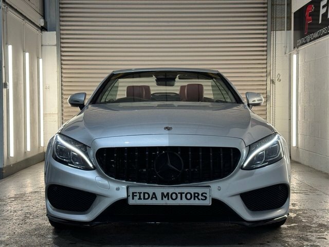 Mercedes-Benz C Class 2018 2.0 C200 Amg Line Premium Plus Cabriolet EO68XJM Silver #3