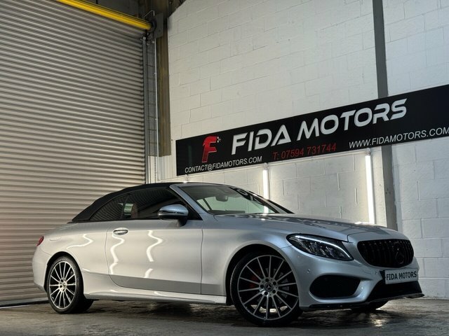 Mercedes-Benz C Class 2018 2.0 C200 Amg Line Premium Plus Cabriolet EO68XJM Silver #2