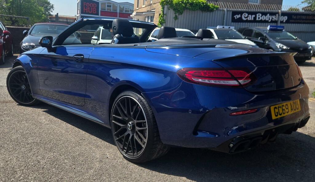 Mercedes-Benz C Class 4.0 C63 V8 Biturbo Amg Premium Plus Cabriolet GC69AOU Blue #4