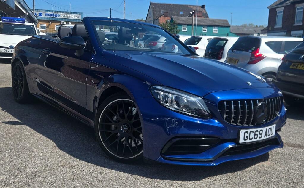 Mercedes-Benz C Class 4.0 C63 V8 Biturbo Amg Premium Plus Cabriolet Blue