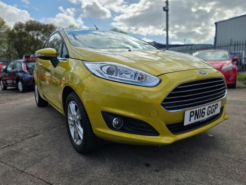 Ford Fiesta Zetec Yellow