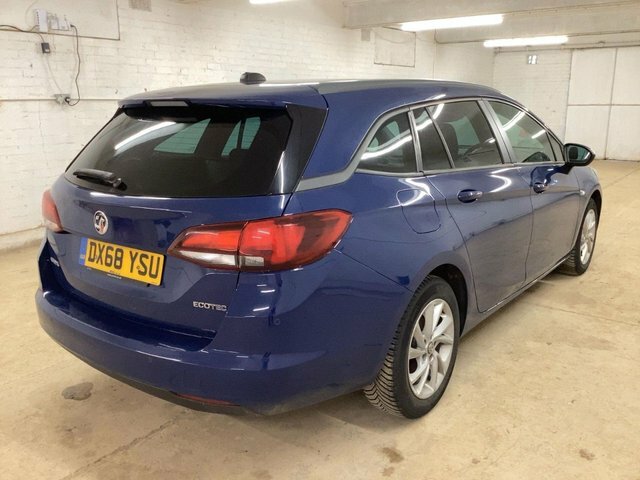 Vauxhall Astra 2018 1.0I Turbo Ecotec Tech Line Nav Sports Tourer DX68YSU Blue #2