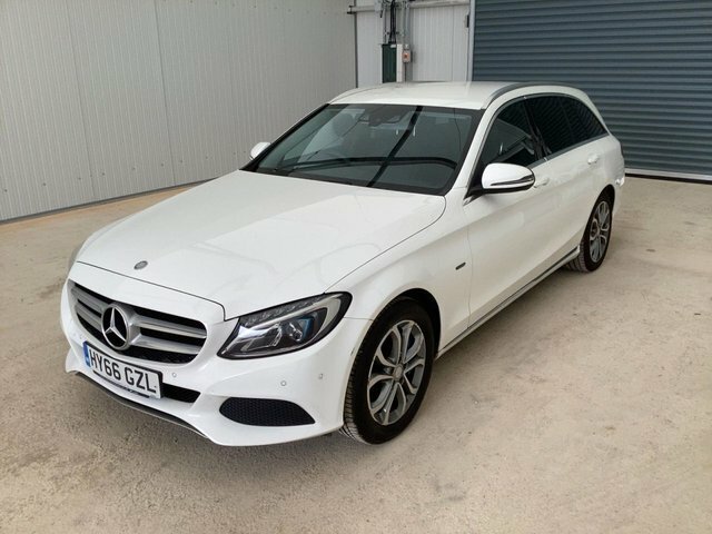 Mercedes-Benz C Class 2016 2.0 C350e 6.4Kwh Sport Estate Plug White