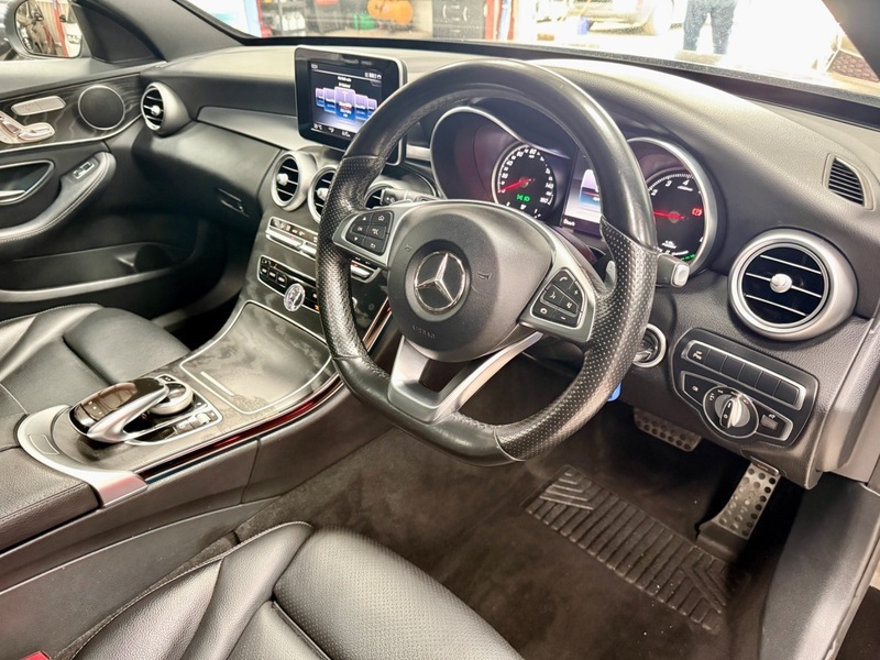 Mercedes-Benz C Class C 350 E Amg FY17UVN Black #3