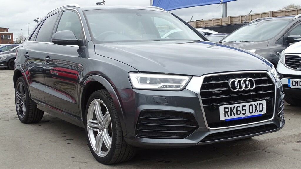 Audi Q3 Suv 2.0 Tdi S Line Plus 201565 RK65OXD Grey #3