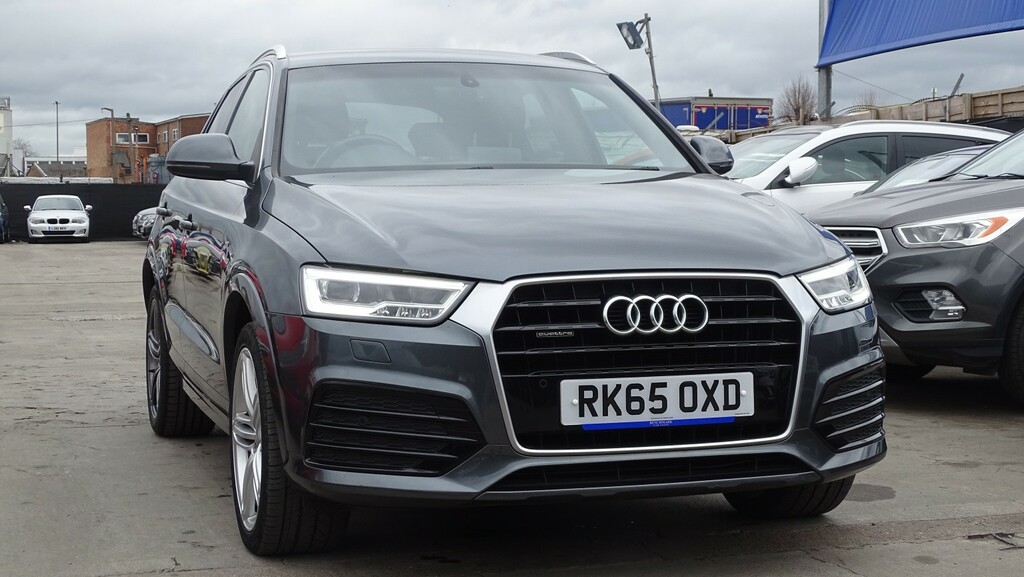 Audi Q3 Suv 2.0 Tdi S Line Plus 201565 RK65OXD Grey #2