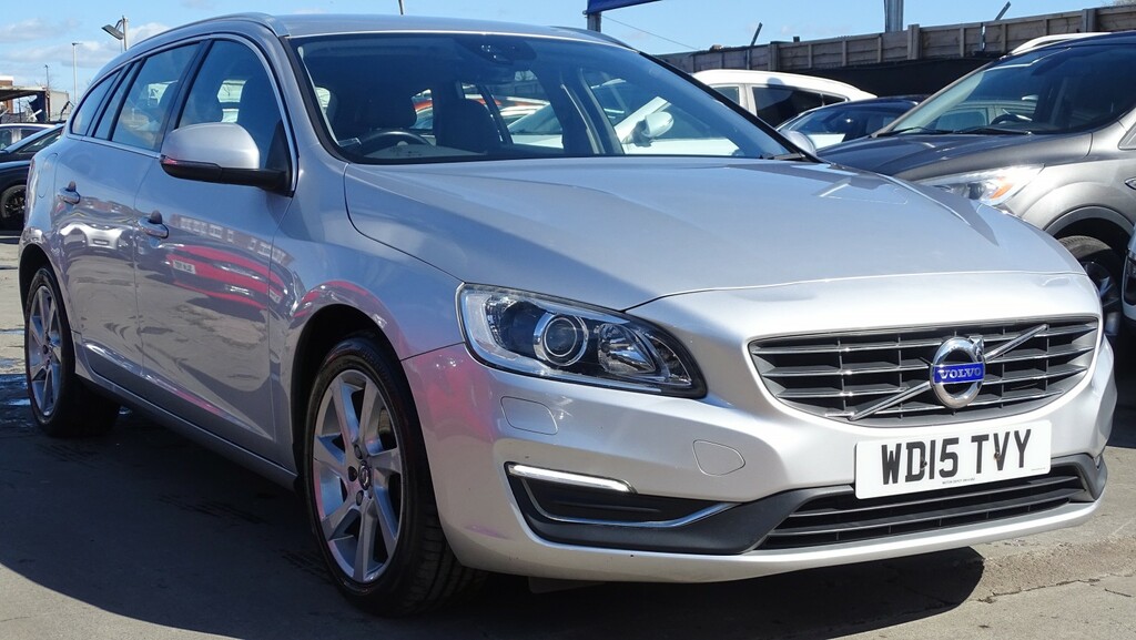 Volvo V60 Estate 1.6 Se Lux D2 115Hp 201515 Silver #3