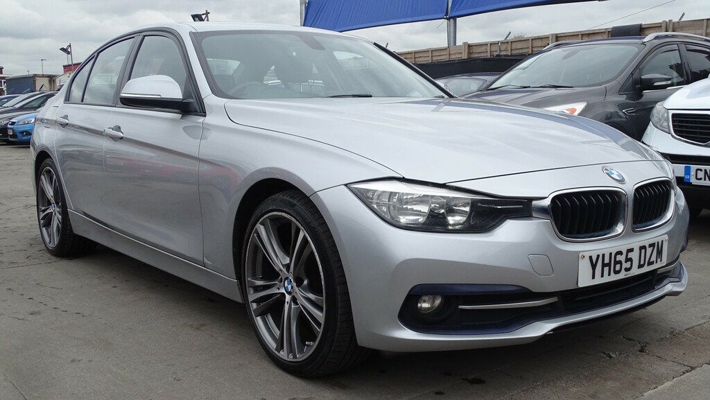 BMW 3 Series Saloon 2.0 320D Sport Saloon 201565 YH65DZM Silver #4