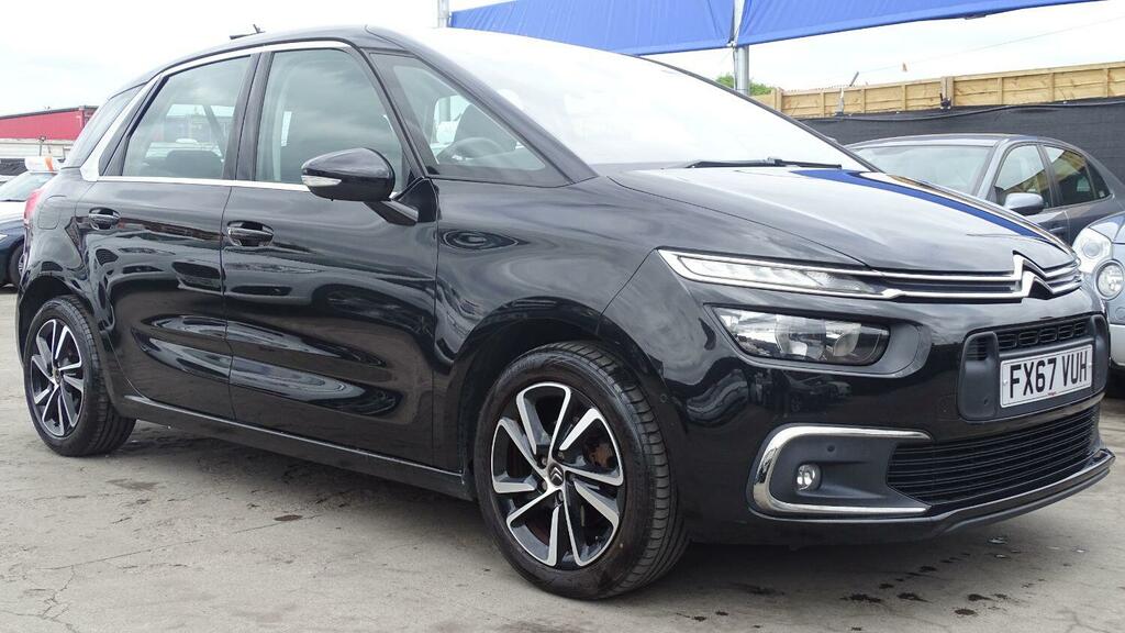 Citroen C4 Picasso Mpv 1.6 Bluehdi Feel 201767 FX67VUH Black #3