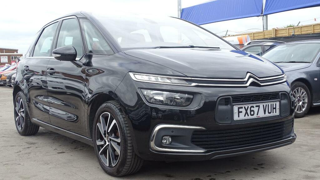 Citroen C4 Picasso Mpv 1.6 Bluehdi Feel 201767 FX67VUH Black #2