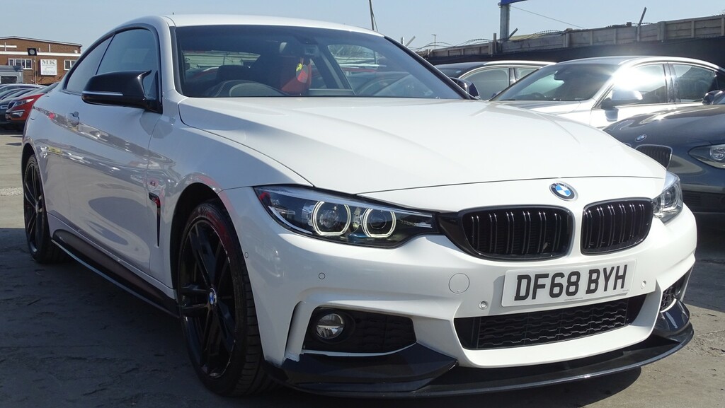 BMW 4 Series Gran Coupe Coupe 2.0 420D Xdrive M Sport Coupe 201868 DF68BYH White #3