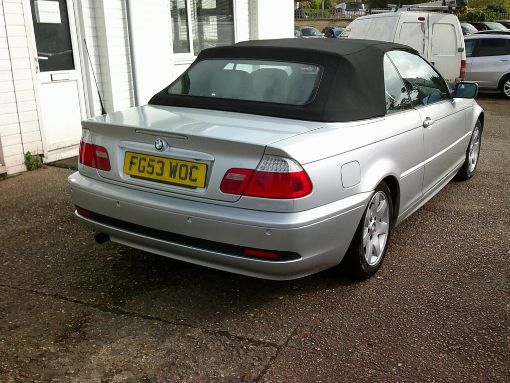 BMW 3 Series Convertible 2.0 318Ci 318 2003 Silver