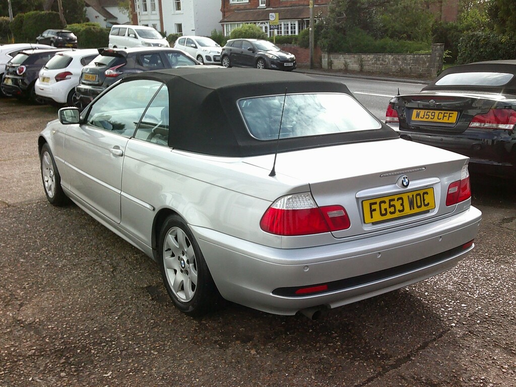 BMW 3 Series Convertible 2.0 318Ci 318 2003 Silver #3