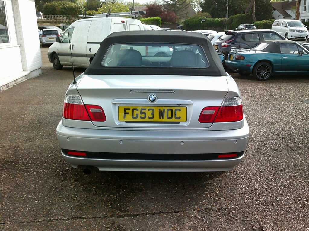 BMW 3 Series Convertible 2.0 318Ci 318 2003 Silver #2