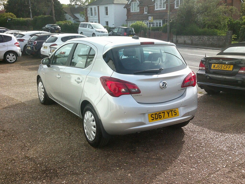 Vauxhall Corsa Hatchback 1.3 Cdti Ecotec Design 2017 SD67YTS Silver #4