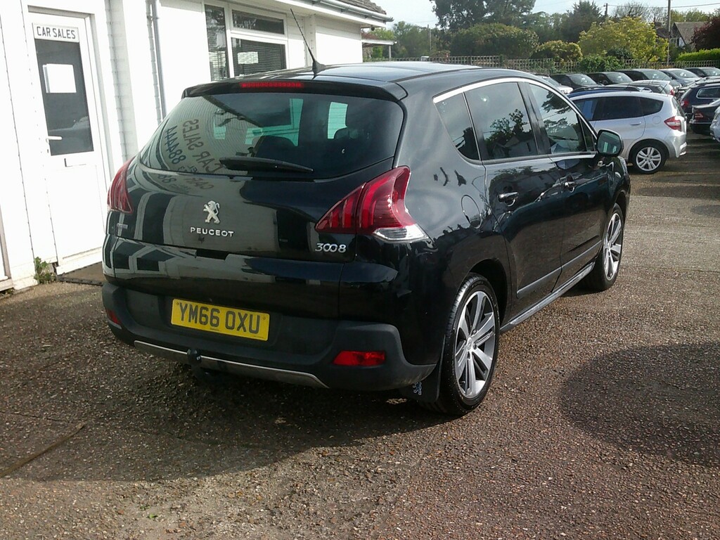 Peugeot 3008 Suv 1.6 Bluehdi Allure 2017 YM66OXU Black #2