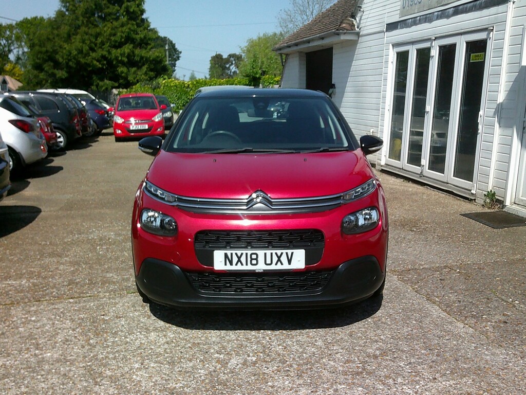 Citroen C3 Hatchback 1.6 Bluehdi Feel 2018 NX18UXV Red #6