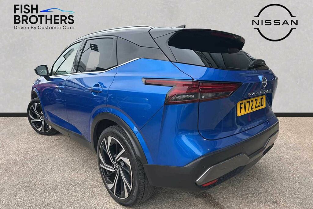 Nissan Qashqai 1.3 Dig-t Mh 158 Tekna Xtronic FV72ZJO Blue #3