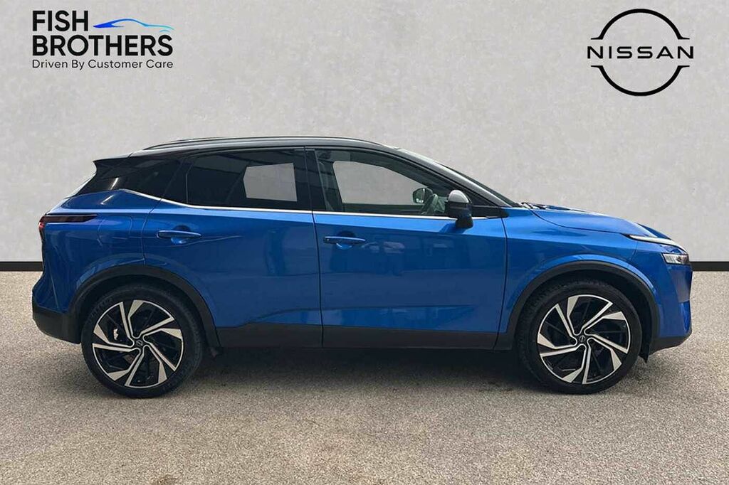 Nissan Qashqai 1.3 Dig-t Mh 158 Tekna Xtronic FV72ZJO Blue #4