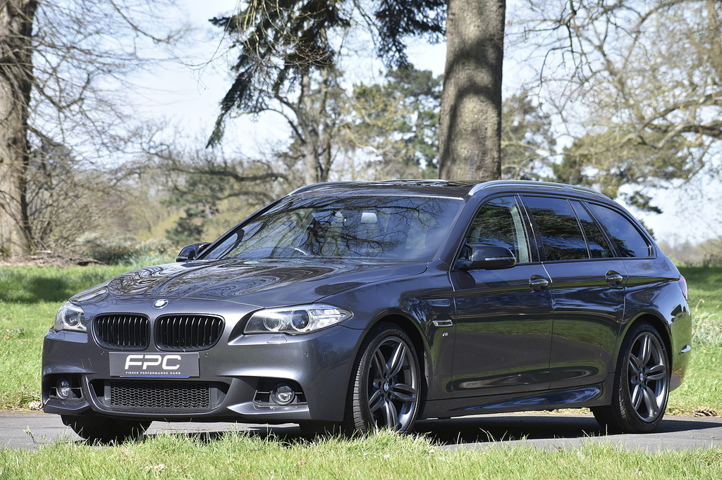 BMW 5 Series 3.0 535D M Sport Touring Euro 6 S PL66NZG Grey #5