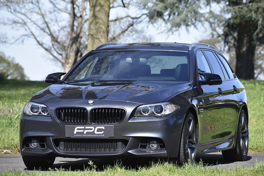 BMW 5 Series 3.0 535D M Sport Touring Euro 6 S PL66NZG Grey #4