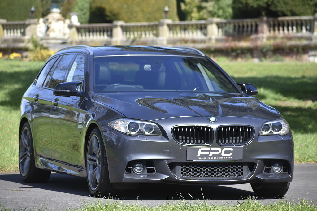BMW 5 Series 3.0 535D M Sport Touring Euro 6 S PL66NZG Grey #2