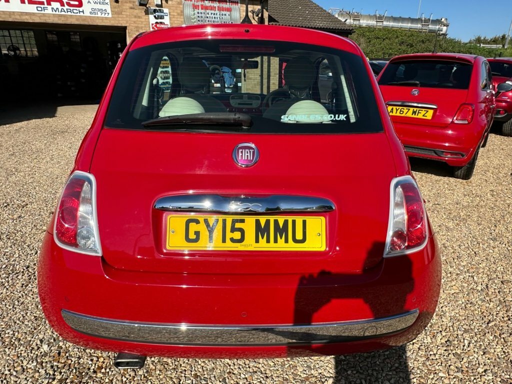 Fiat 500 0.9L Lounge Red #3