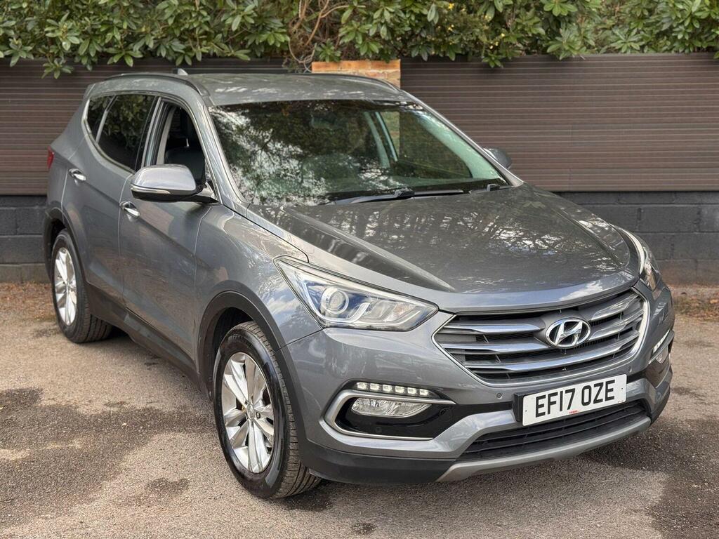 Hyundai Santa Fe 2.2 Crdi Blue Drive Premium 4Wd Euro 6 Ss EF17OZE Silver #2